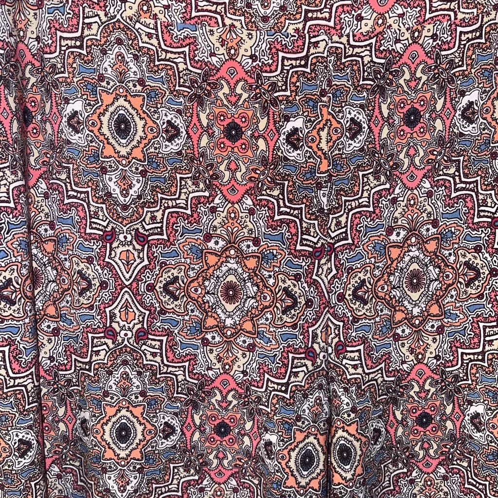 Cato Multicolor paisley Wide Leg Pants palazzo pants woman’s large - Image 4