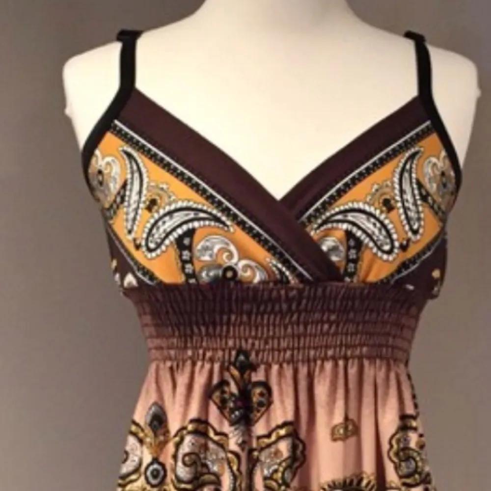 Brown Paisley Sundress - Image 2
