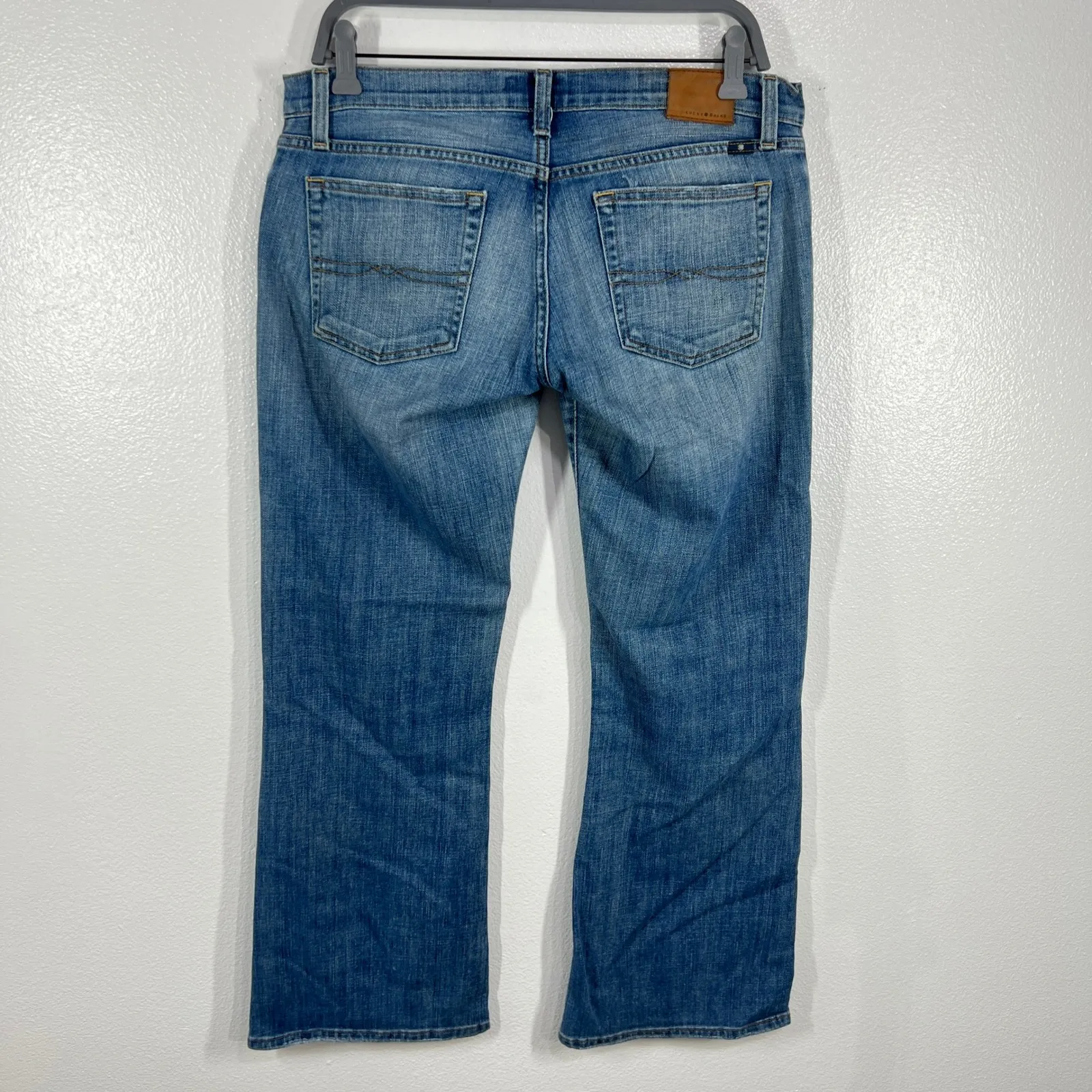 Lucky Brand Lil Maggie Escondido Jeans Denim Straight‎ Leg  28x30 Discontinued - Image 4