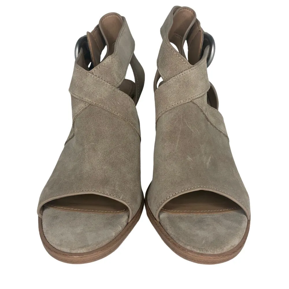 Marc Fisher LTD Taupe Vega Sandal - Size 6.5 - Women - Image 3