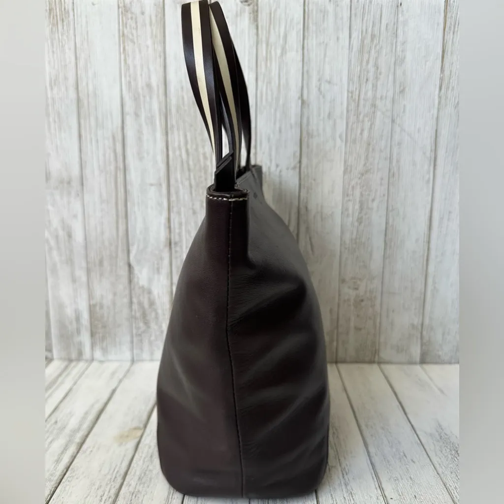 Ann Taylor All Leather Tote Handbag - Image 4