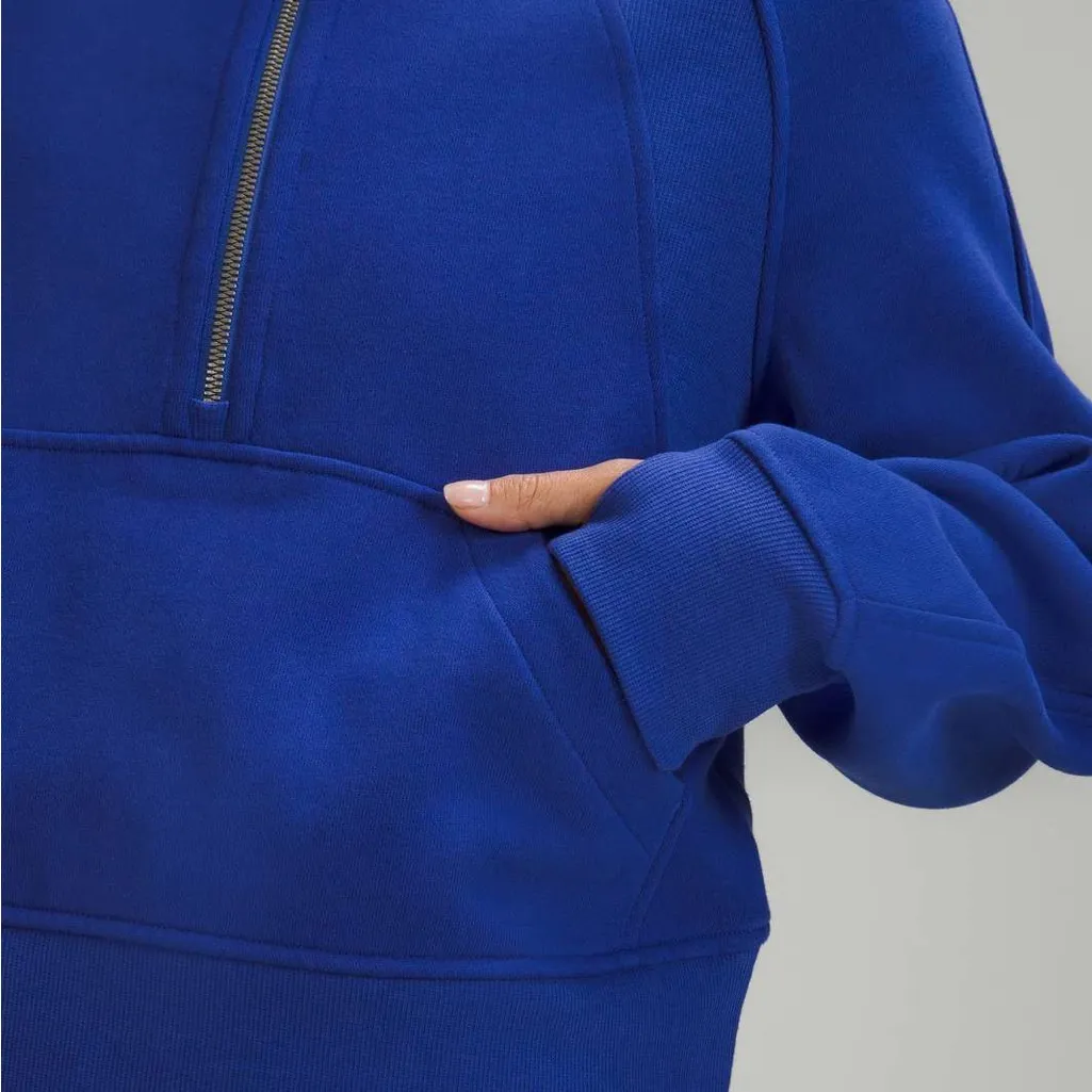 Psychic Scuba Oversized 1/2 Zip Hoodie - Image 7