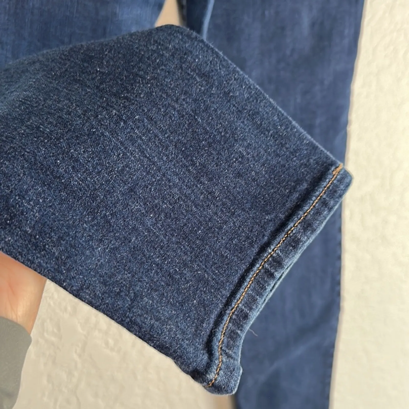 Ralph Lauren Blue Jeans Skinny Size 12 Classic Preppy Denim 28" Inseam - Image 5