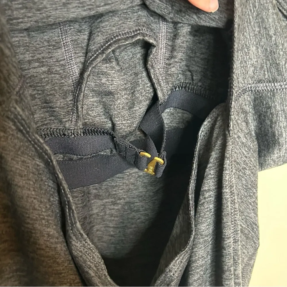 Ethona Activewear Dress Gray Sleeveless Cutout Back Built In Padded Bra NEW XL - Image 10