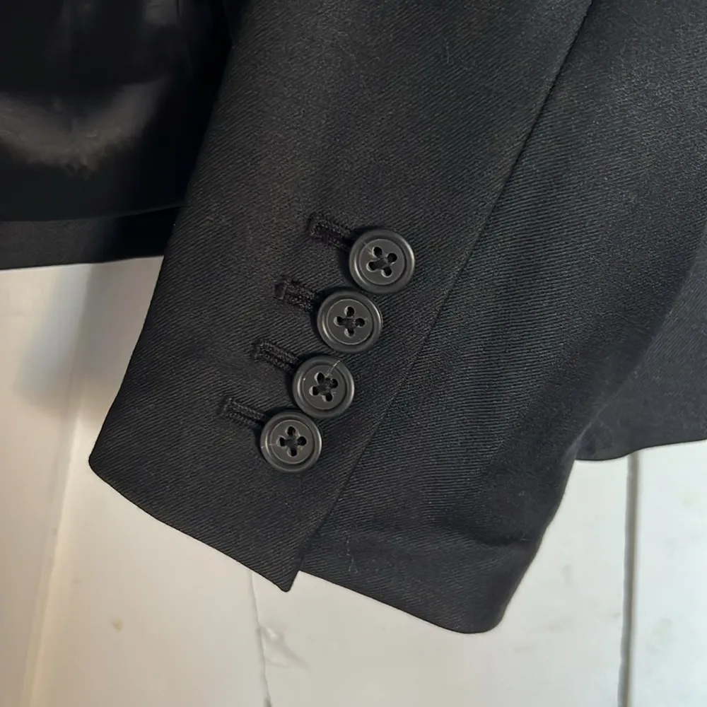 J.Crew Black Blazer Suit Jacket Size 2 - Image 7