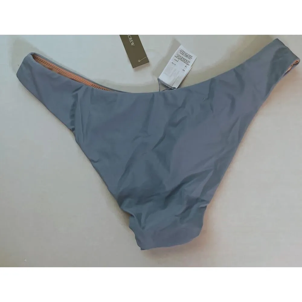 J. Crew Light Blue Mid-Rise Cheeky Bikini Bottom - Size M - Image 2