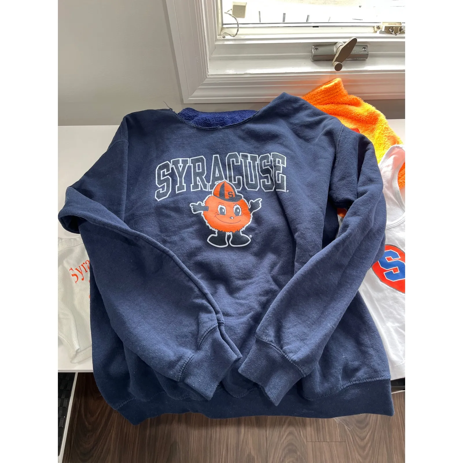 Syracuse Orange Mascot Apparel Lot Sweatshirt Joggers Shorts Tanks Women 8 items - Image 6