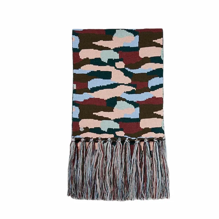 NWT EXPRESS Camo Knit Oblong Scarf - Image 2