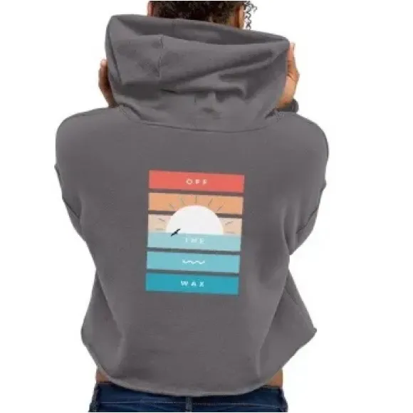 🏄🏼♂️Eco-Friendly Aloha Surf Style Crop Hoodie🏄🏼♂️ ~med - Image 2