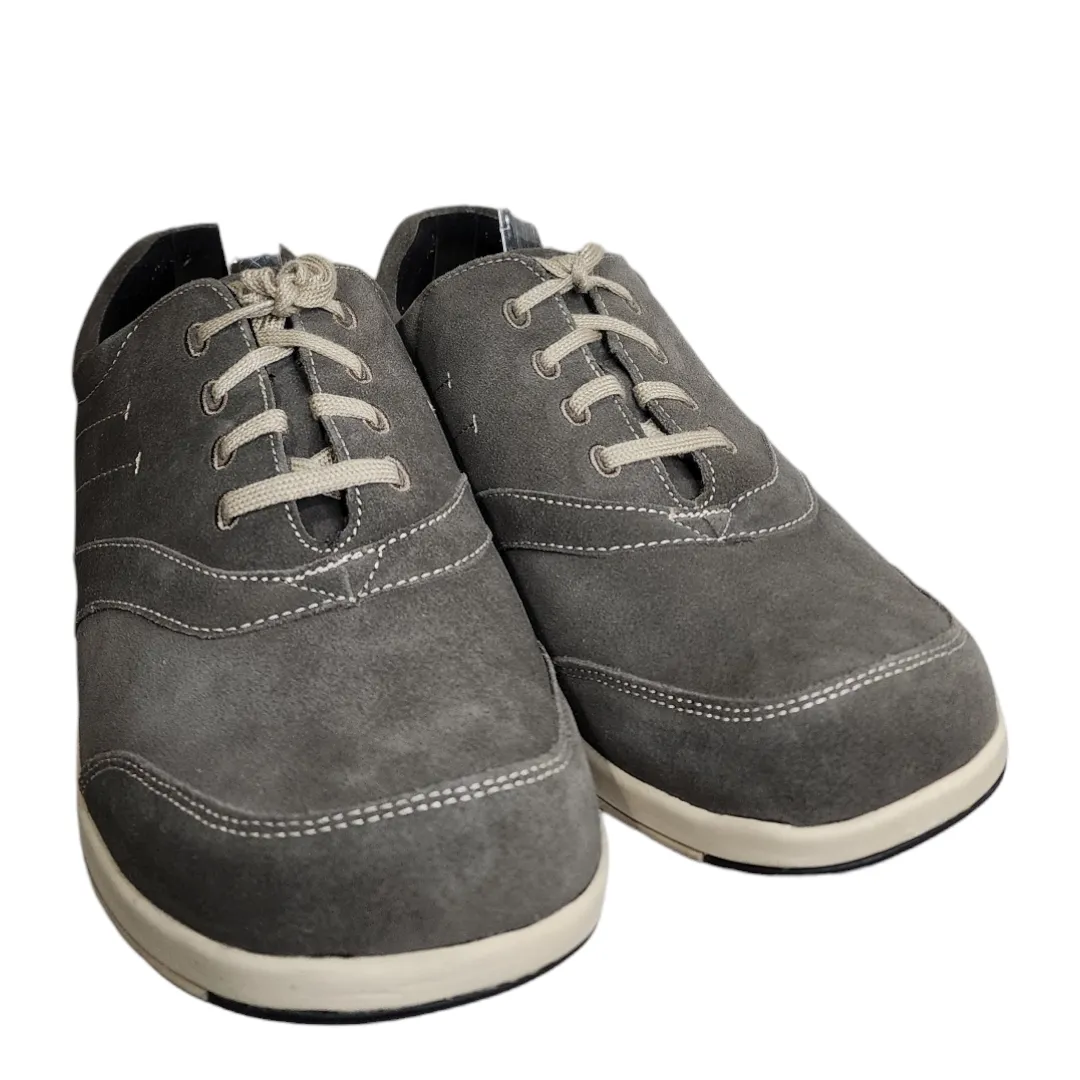 Drew Columbia Grey Suede Comfort Sneaker Wide Width WW 13 - Image 8