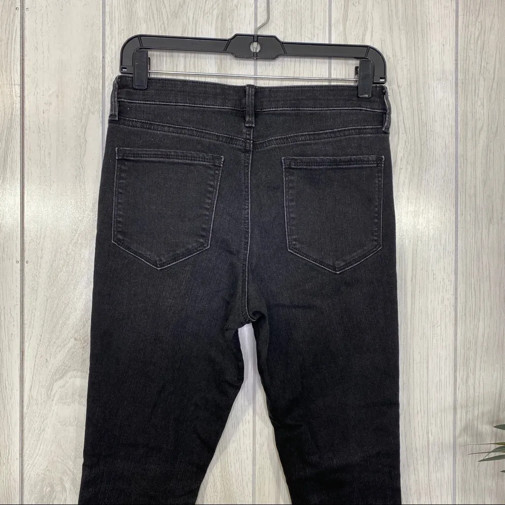 Athleta Sculptek Ultra Skinny Zip Ankle Jeans Carbon Wash size 6 - Image 6