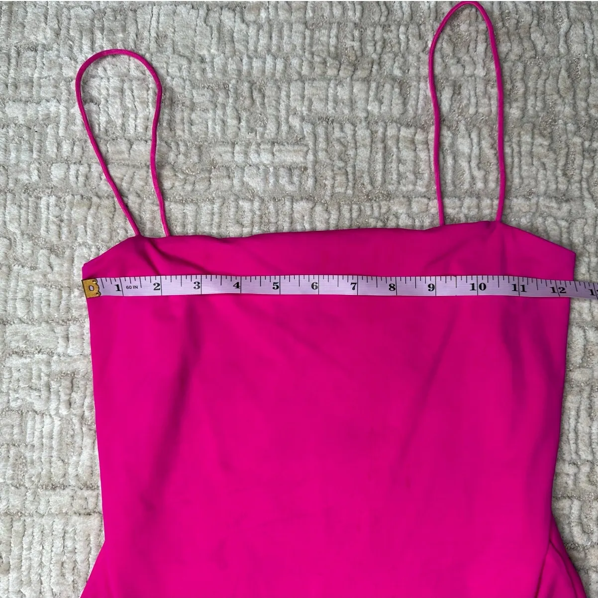 Shein: Hot Pink Spaghetti Strap Body Suit - Image 5