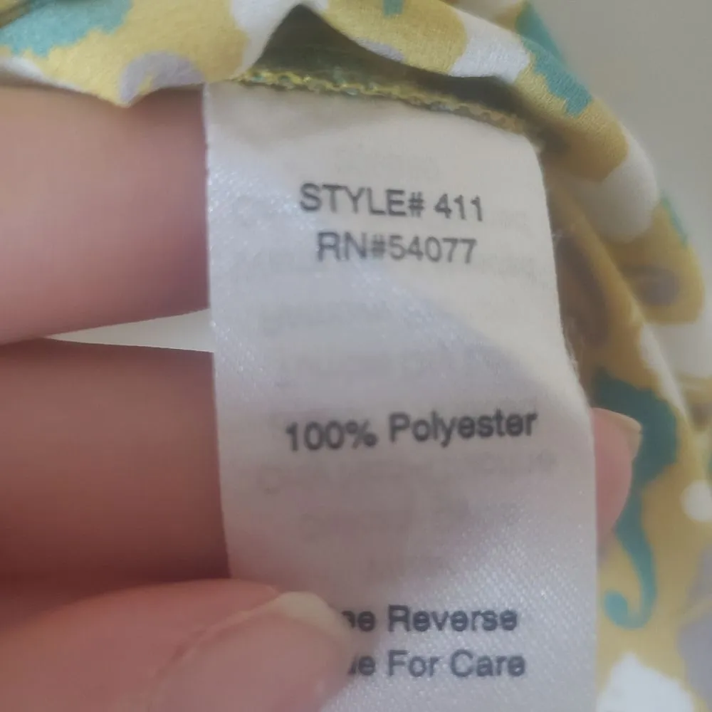 Cabi Seahorse Print Blouse Tank Top Size Small Beach Unique Cute Summer - Image 7