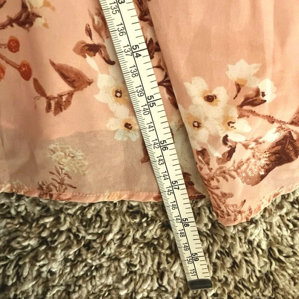 Haute Nites Light Pink Long Prom Dress Strappy Straps Size 9 Babydoll Fairy Size M - Image 12