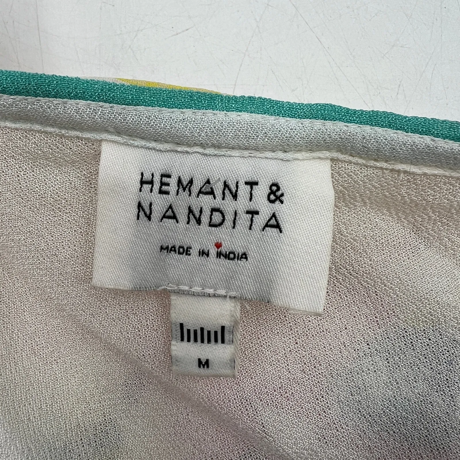 Hemant & Nandita Teien Midi Dress Floral Printed - Image 4