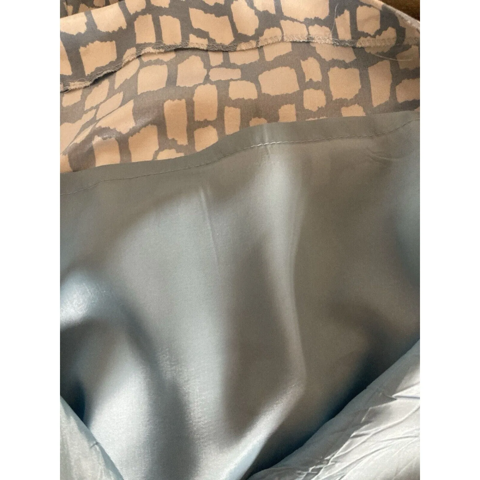 Easter Dress Size 10 Floral Sheath Blue White Midi Pockets Wedding Alex Marie - Image 11