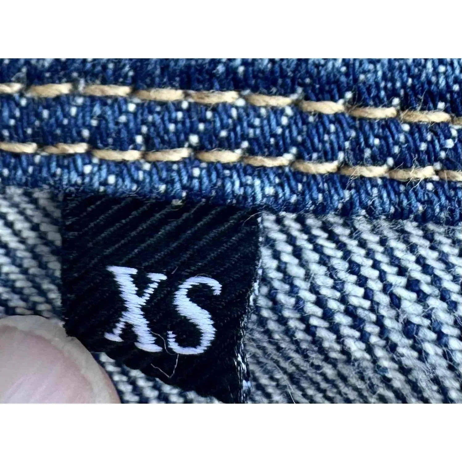 7 For All Mankind  Classic Jean Jacket Button Front Pockets Medium Blue Womens Si - Image 9