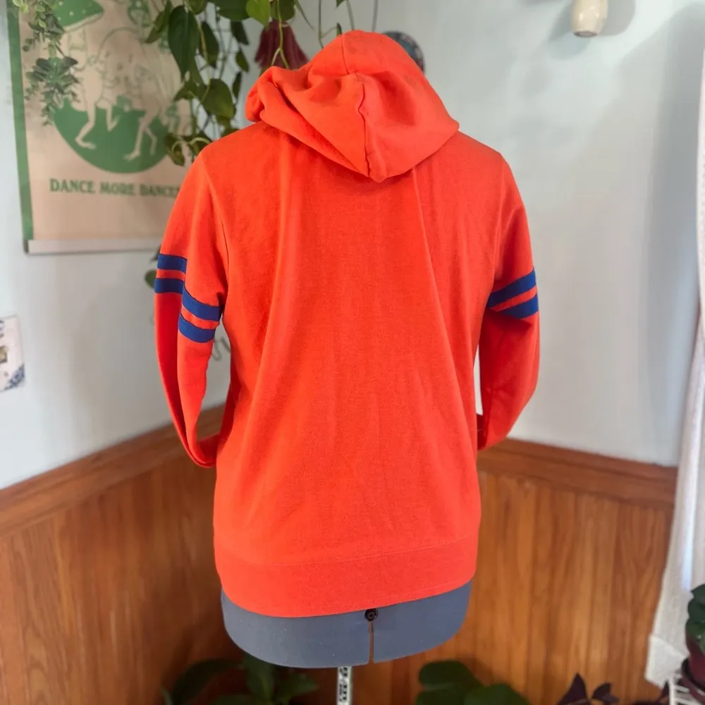 Florida Gators Orange Zip Up Hoodie with Blue Accents Size L - Image 6