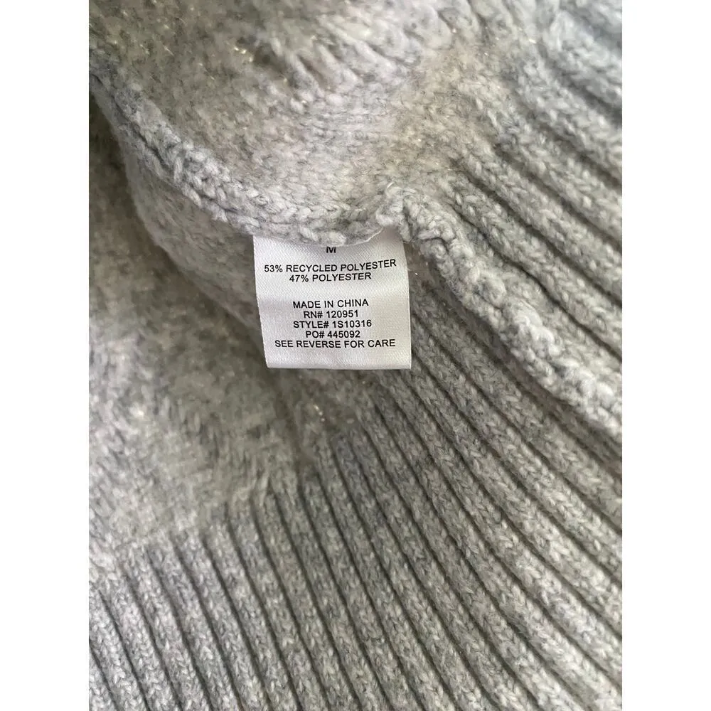 Gray Pink Rose Cropped V-Neck Sweater Vest - Image 4