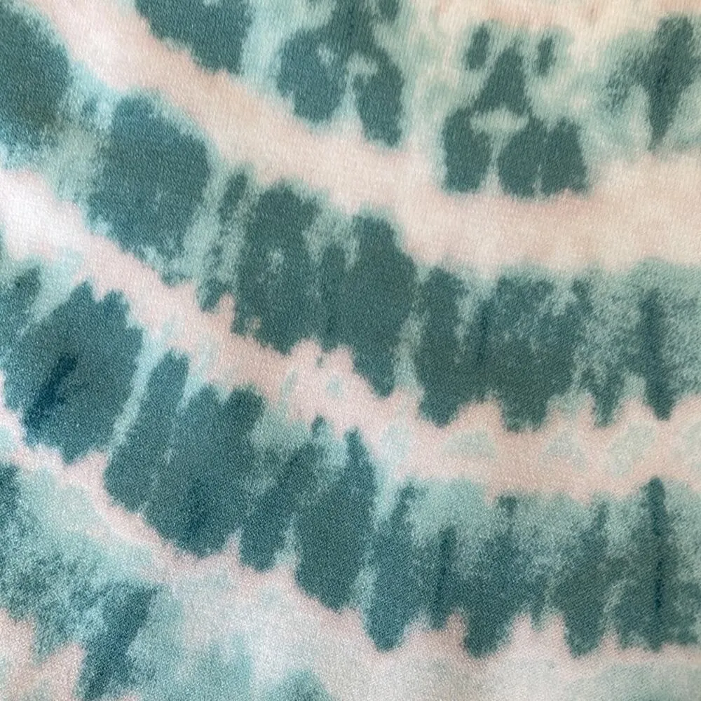 Vince Camuto Mosaic Seas Teal Stripe Ponte Skirt size Small NWOT - Image 8