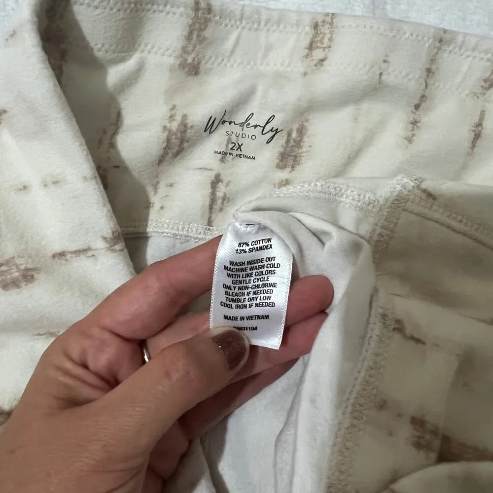 Wonderly Studio (2X) Cream Patterned Yummy Pull - Image 8