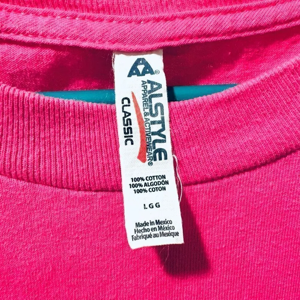 Vintage 90’s Pink Butterfly T - Image 4