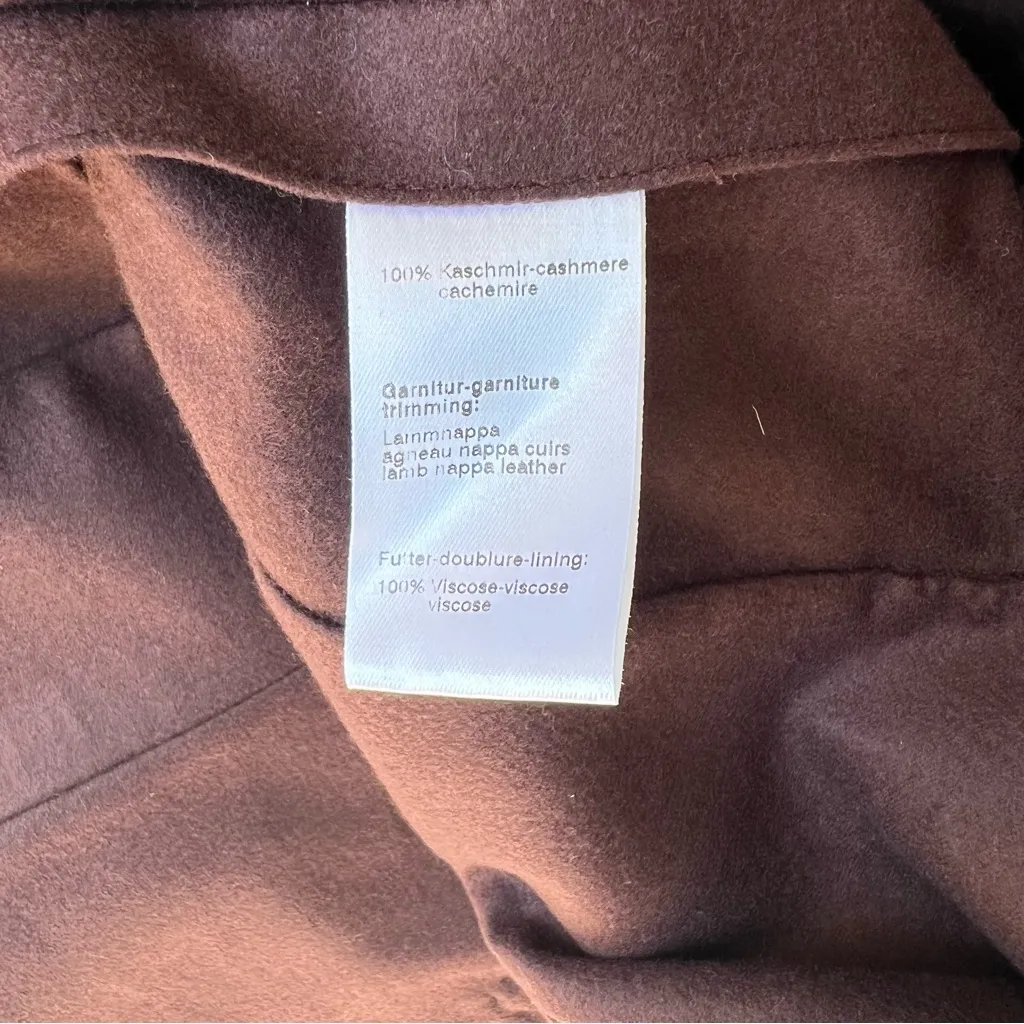 AKRIS Cashmere Elegant Women's Burgundy Jacket Blazer - Image 9