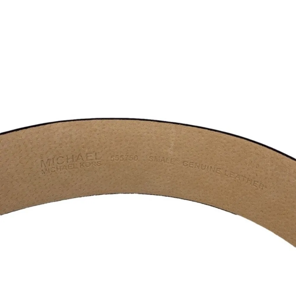 MICHAEL KORS Black Silver Small Belt - Image 4