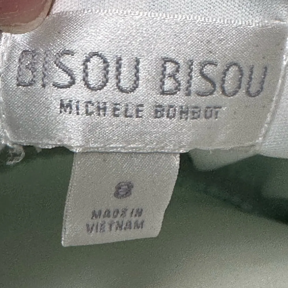 Bisou Bisou Michele Bohbot sleeveless ruffle vneck mini dress - Image 4