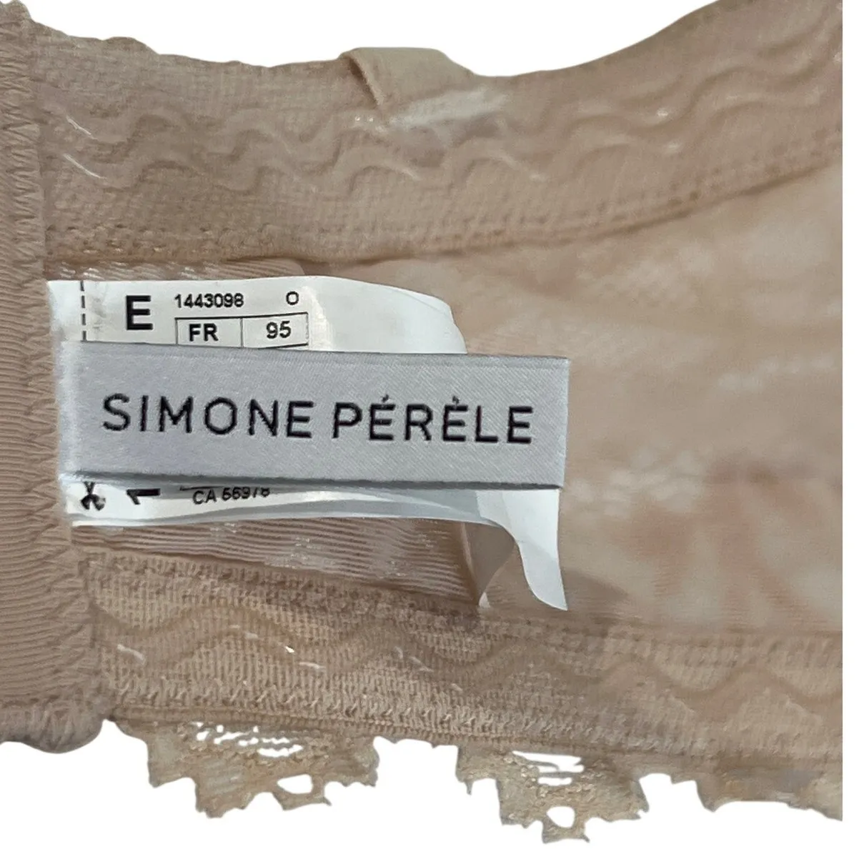 Simone Perele Celeste Plunge Strapless Bra Size 36E DD Style 12M300 NWOT $110 Tan - Image 5