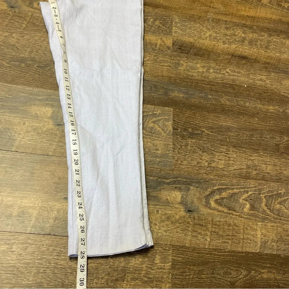 NEW Anthropologie The Essential Slim Sky Blue Trouser Pants Womens Size 6 - Image 9