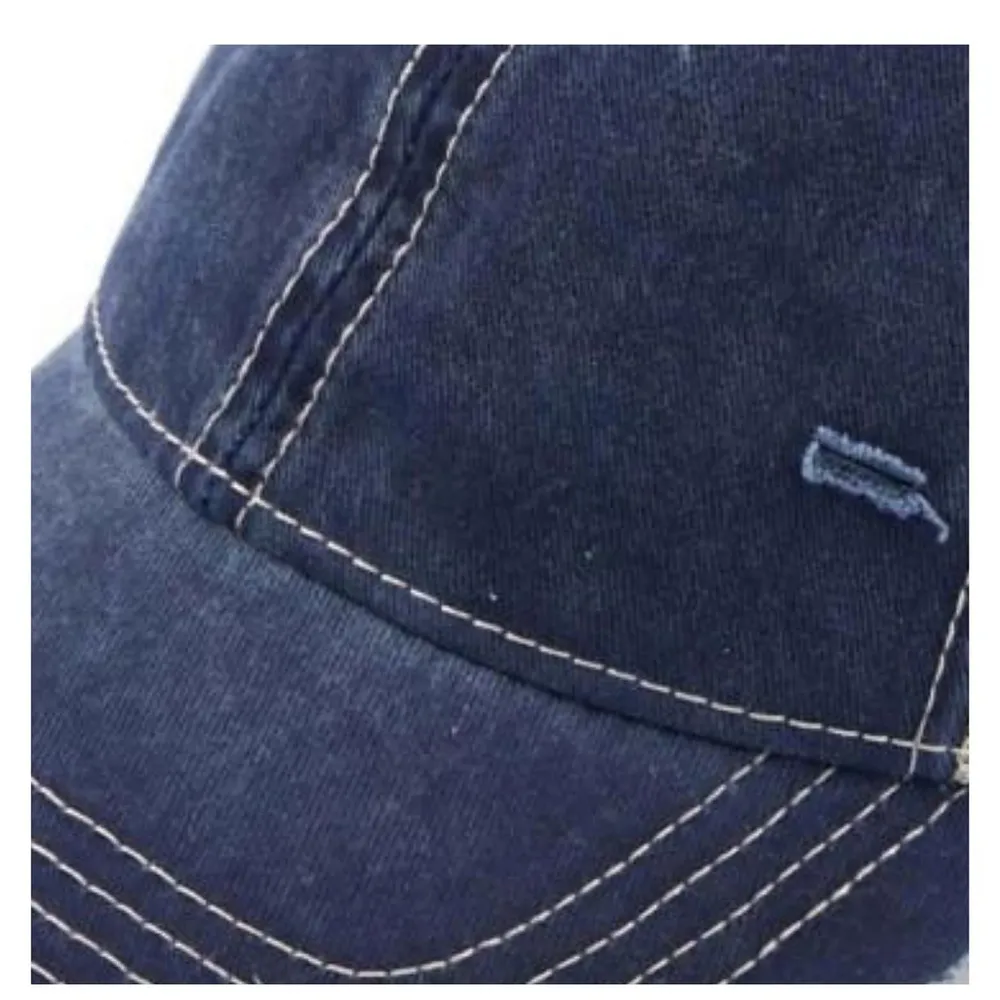 CC Women’s Everyday Distressed Summer Trucker-Style Baseball Cap - Image 2