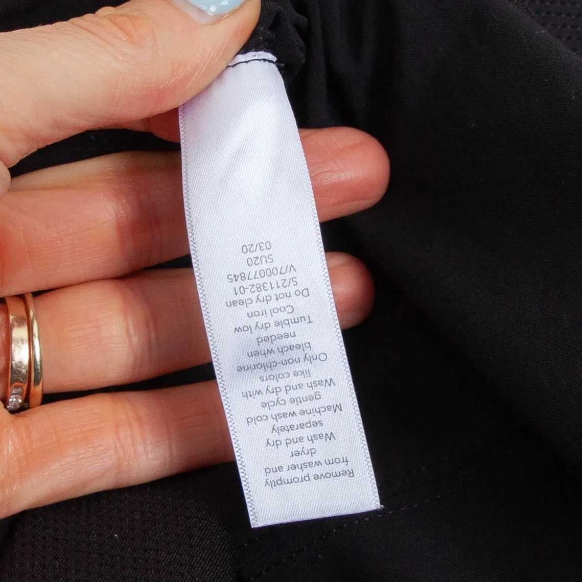 Athleta Womens Soho Skort Black Zip Pockets Athletic Skirt Size 10 Athleisure - Image 9