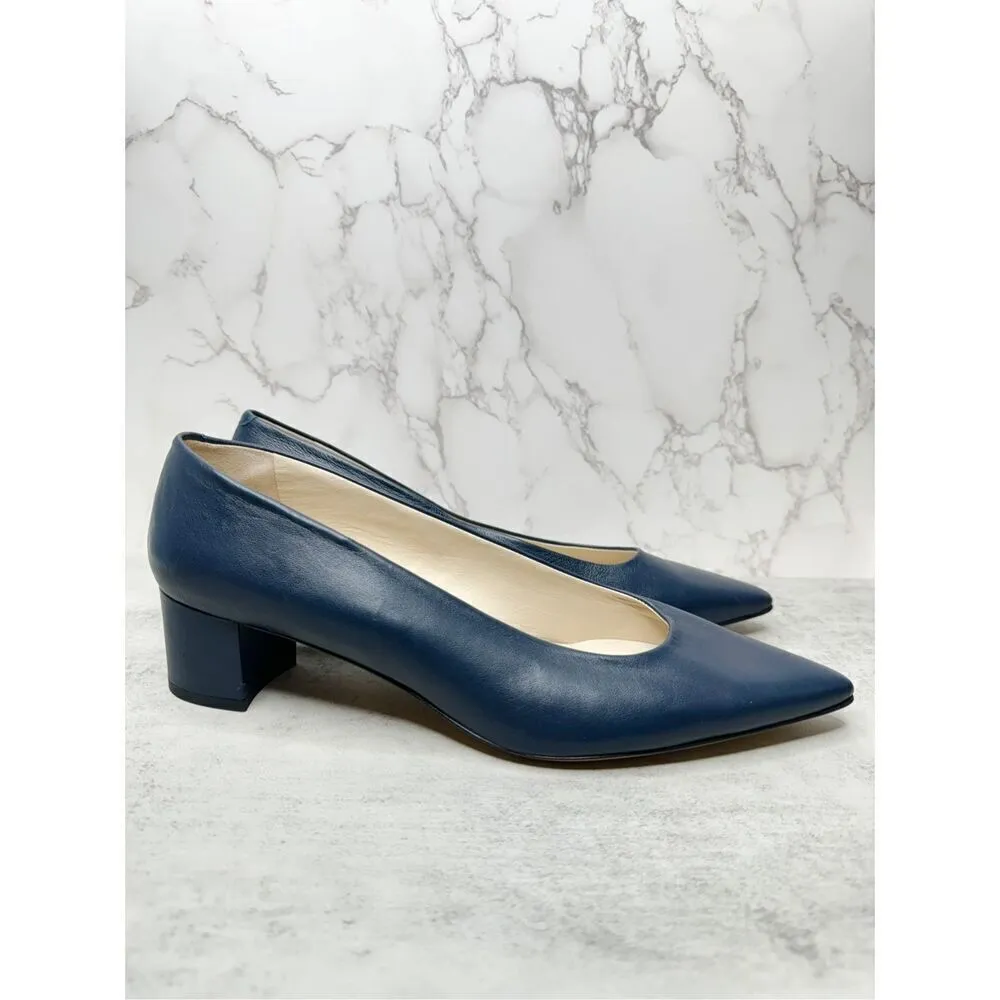 Amalfi Pumps Womens Size 11.5 Blue Pavone Parmasoft Pointed Toe Cushioned‎ New Blue - Image 2