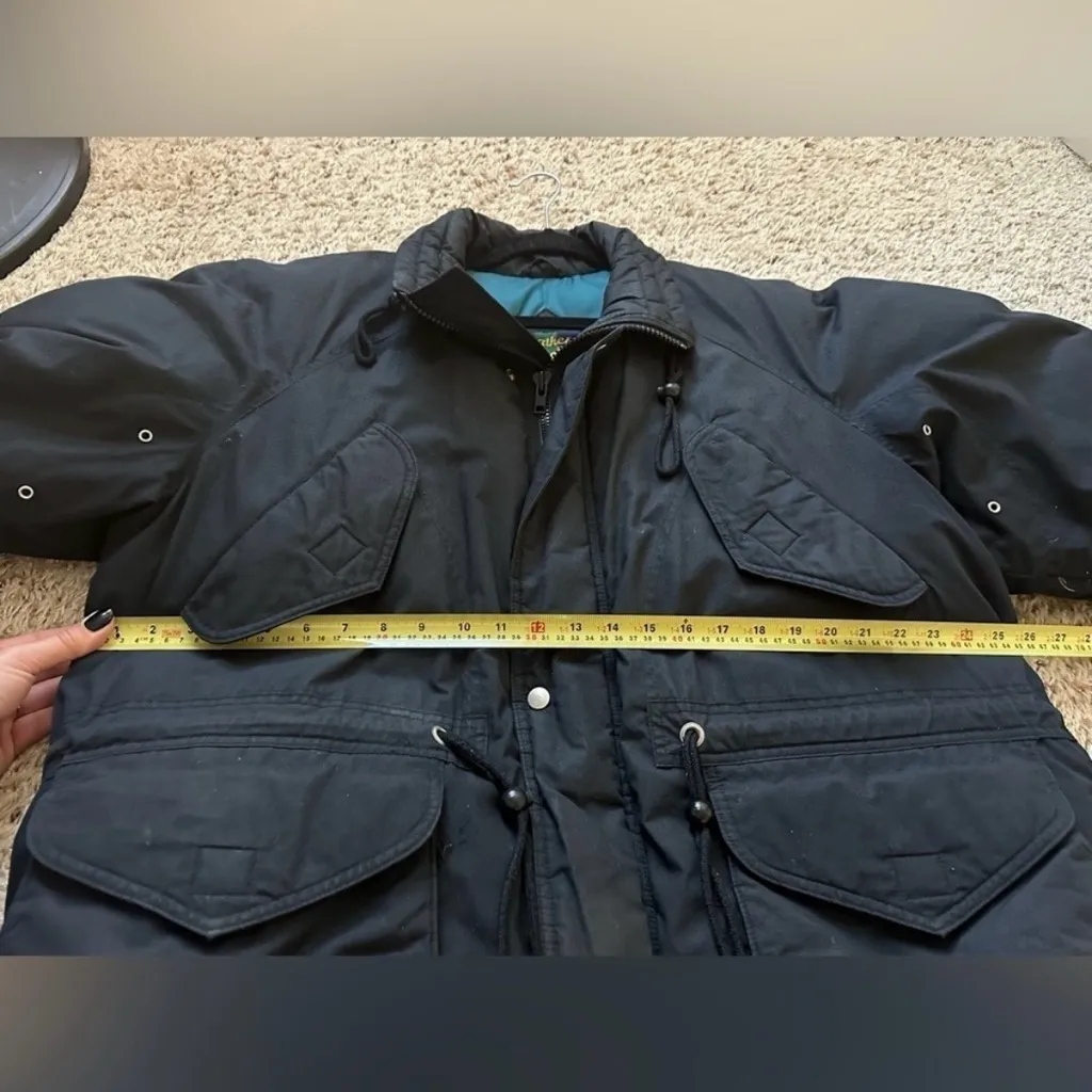 Mens Vintage WEATHER BREAKER Warm 80% Down Filled PARKA Jacket Size Large - Image 8