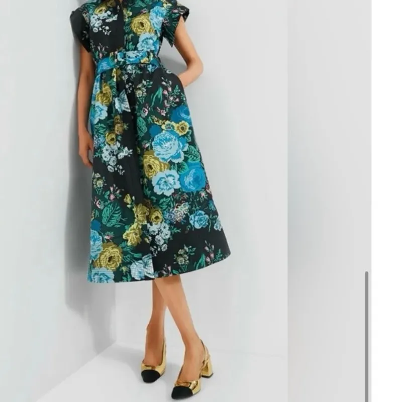 Tuckernuck Gold Tinsley Slingback Heels size 8.5 new in box - Image 14