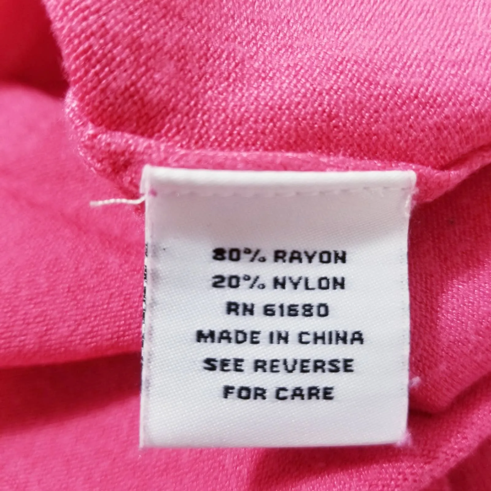 525 America Pink V-Neck Pullover Sweater - Image 4