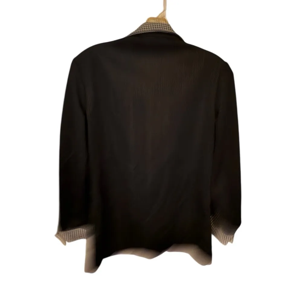 Vintage West Coast Fashions Jacket Black Size 10 - Image 4