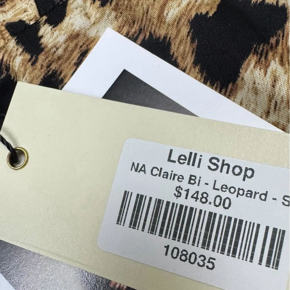 Nation LTD NWT Small Claire Bias Leopard Print Ruffle Hem Mini‎ Skirt Sz S - Image 6