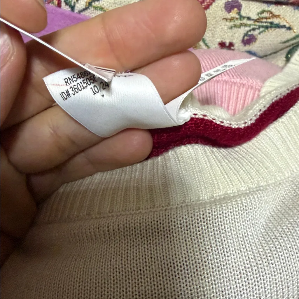 ❤️PINK Victoria's Secret Cambridge Knit Off-the-Shoulder Sweater - Image 3