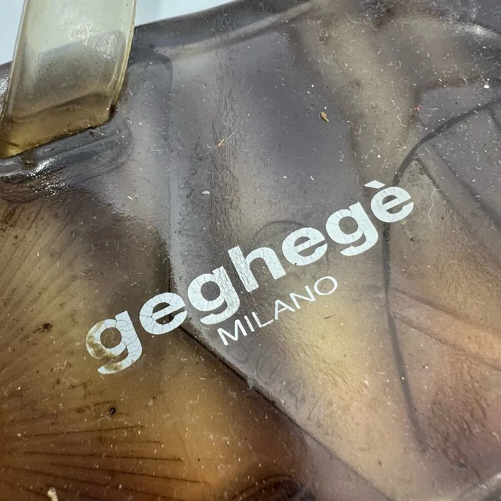 Geghege Milano Brown Jelly Thong Sandals Women's 9 US - Image 10