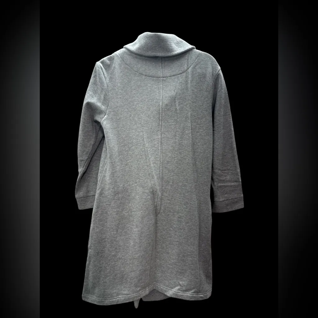 MARK and GRAHAM One Button Closure Sweater Jacket Gray Size undefined - Image 3