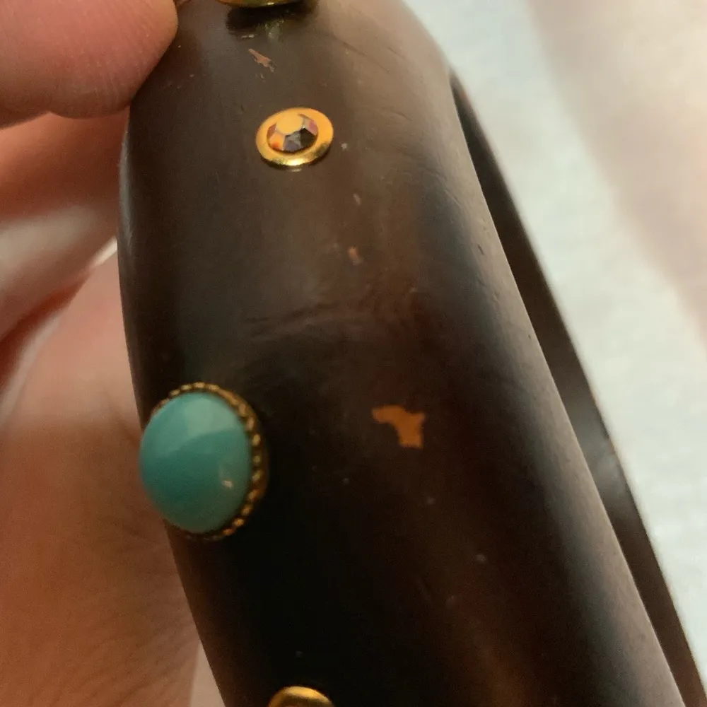 A beautiful Barrera wooden bracelet Brown - Image 3