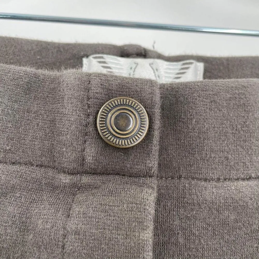 TuffRider Women's Starter Pull-On Knee Patch Breeches Charcoal Gray Size Small‎ - Image 8