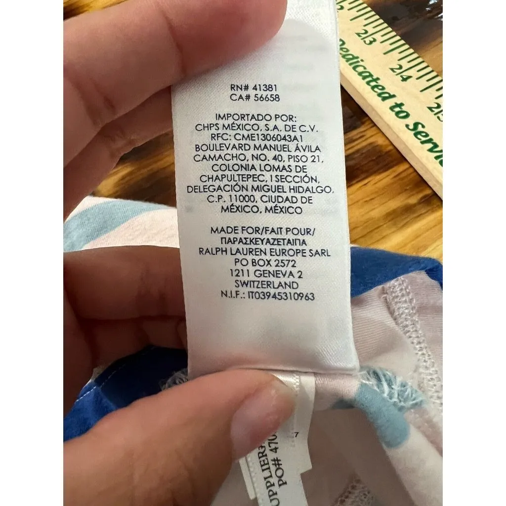 Chaps ladies t-shirt size 3X (96%cotton 4 % spandex) Stripe‎ Classic Preppy City - Image 10