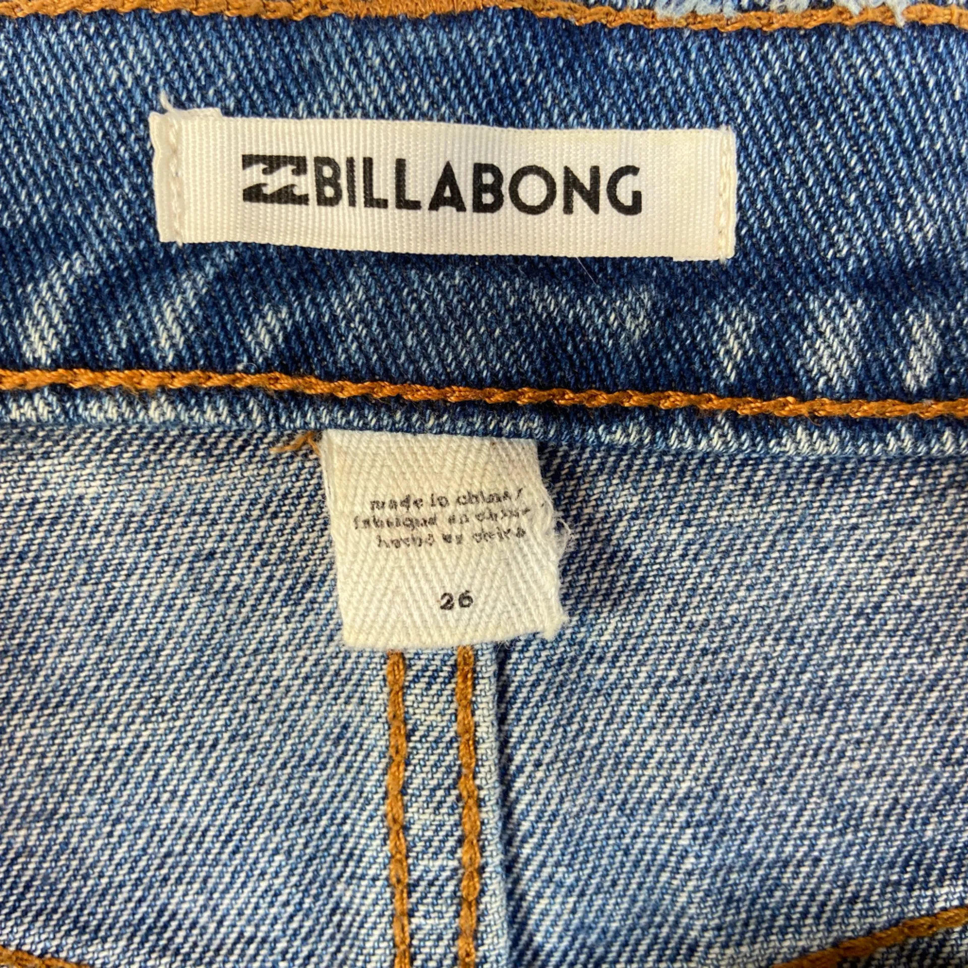 Billabong mini Jean Skirt slit in front size 26‎ - Image 3