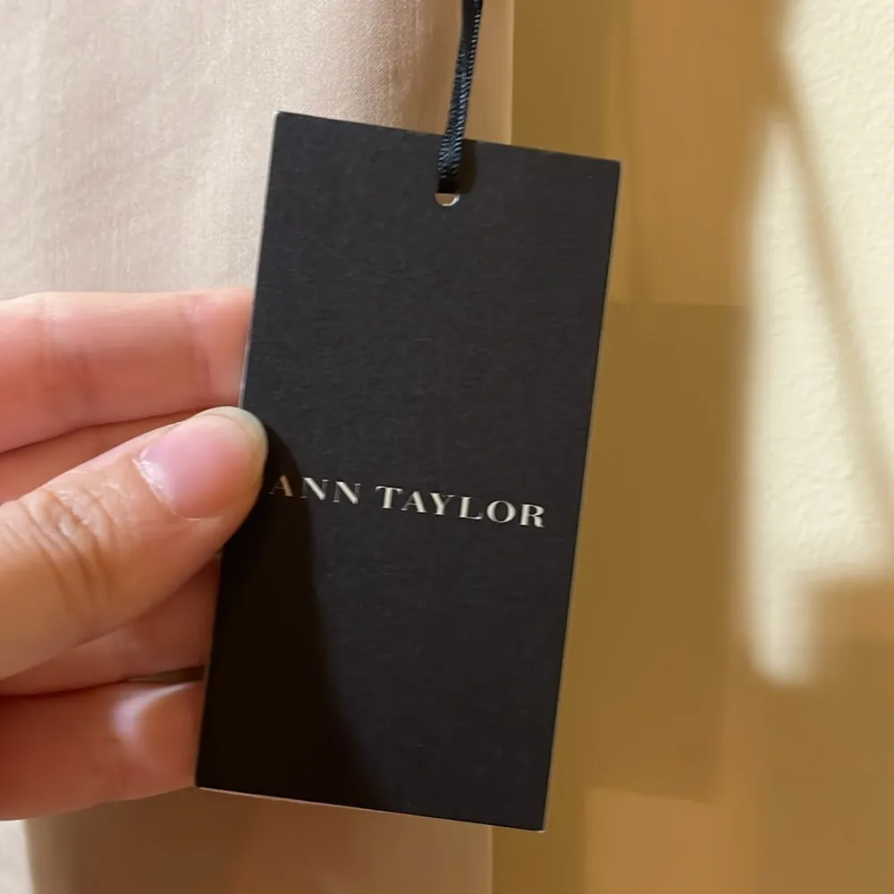 Womens New Ann Taylor Signature Fit Cropped Leg Relaxed Fit Dress Pants - Image 2