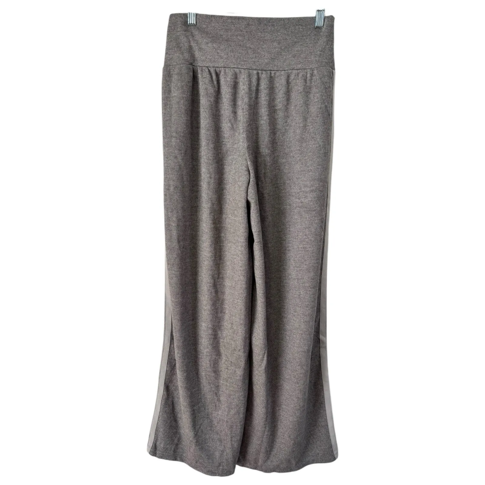 NWOT Halara Ribbed High Waisted Tummy Control Wide Leg Sweatpants Women’s Large - Image 5