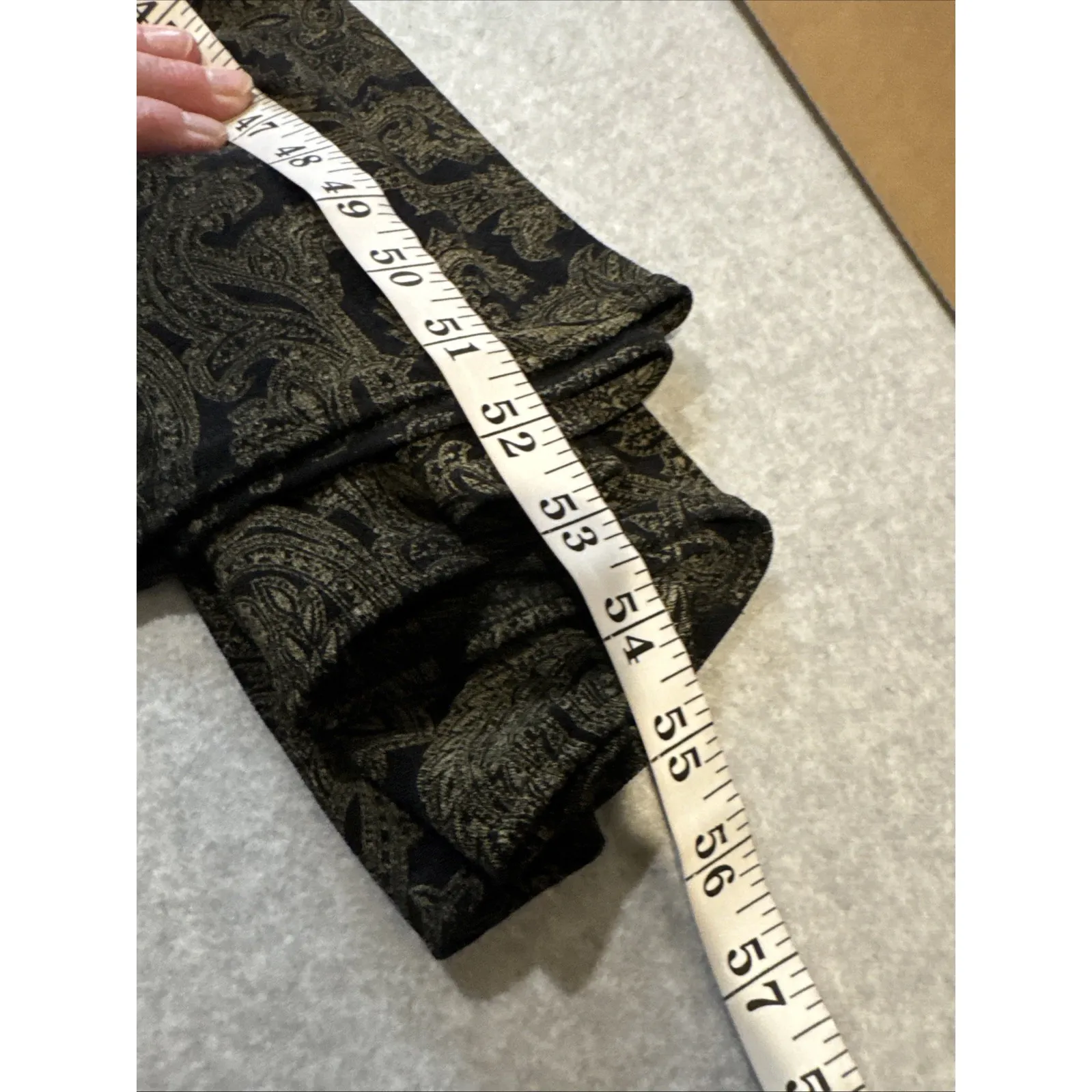 Vintage Y2K Molly Malloy Maxi Dress Womens 10 Black Brown Paisley Whimsigoth - Image 13