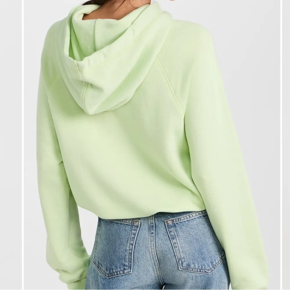 Ulla Johnson Iggy Hoodie Sweatshirt in Pistachio Green - Image 5